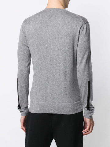 NEIL BARRETT contrast trim sweater
