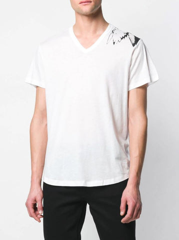 ANN DEMEULEMEESTER wings print T-shirt