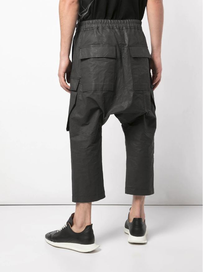 RICK OWENS cropped cargo trousers